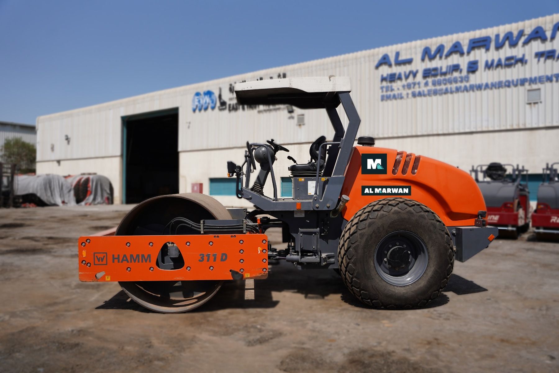 2020 Like-New Hamm 311 D Single-Drum Roller