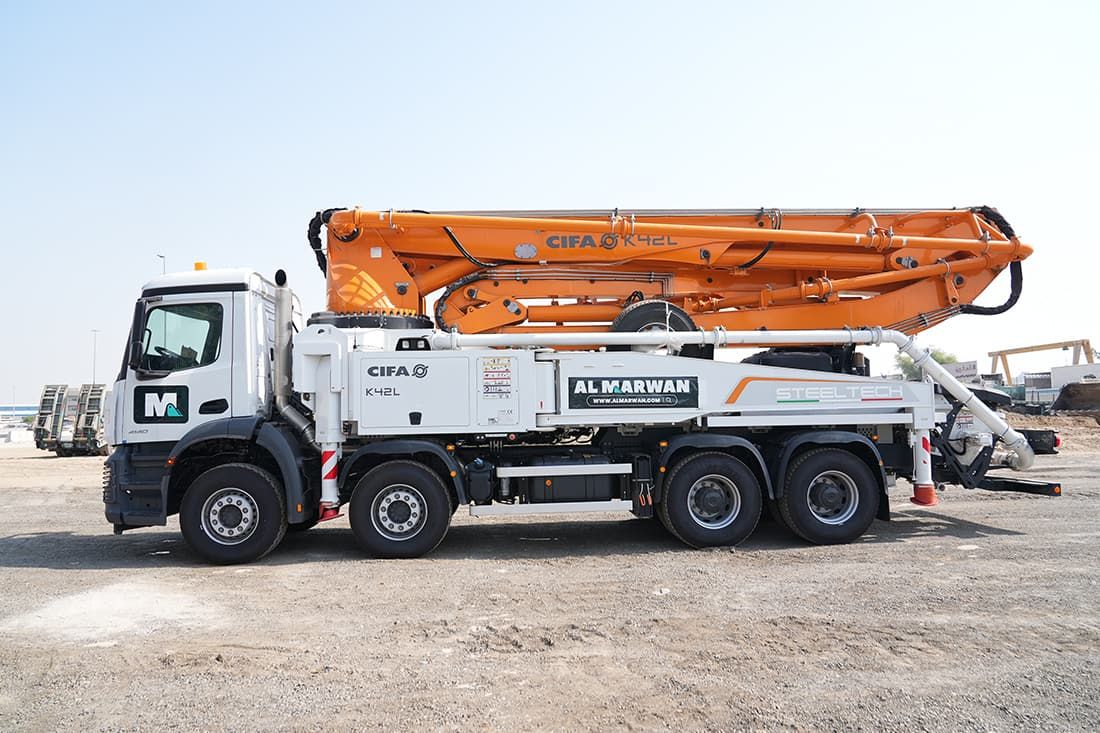 Cifa K42L Concrete Pump - Advanced Boom for High-Rise Jobs