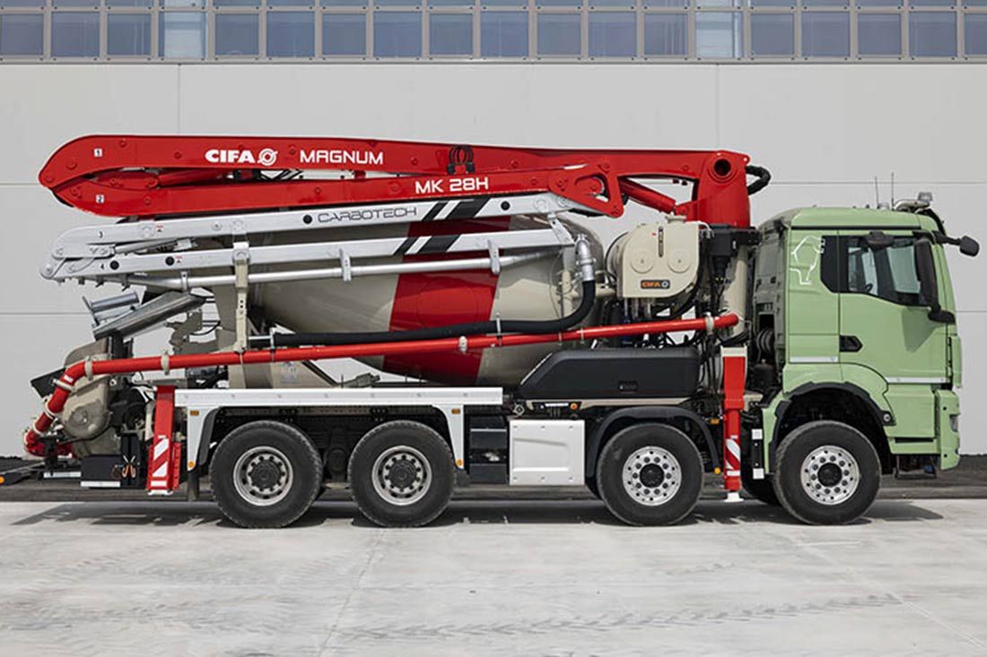 New CIFA MK28H for Sale - Carbon Fiber Boom Pump & Mixer