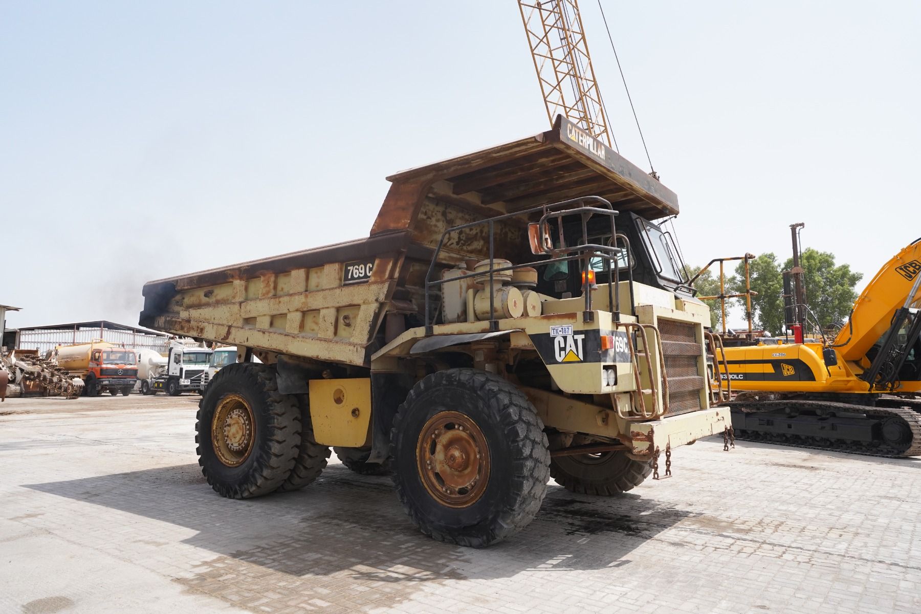 1995 Used Cat 769C Rigid Rock Hauler Dumper Truck
