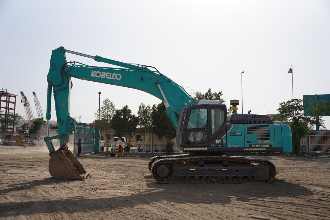 Escavatore Kobelco SK350LC-10 Pressofuso – Scala 1/50, Edizione Limitata Verde