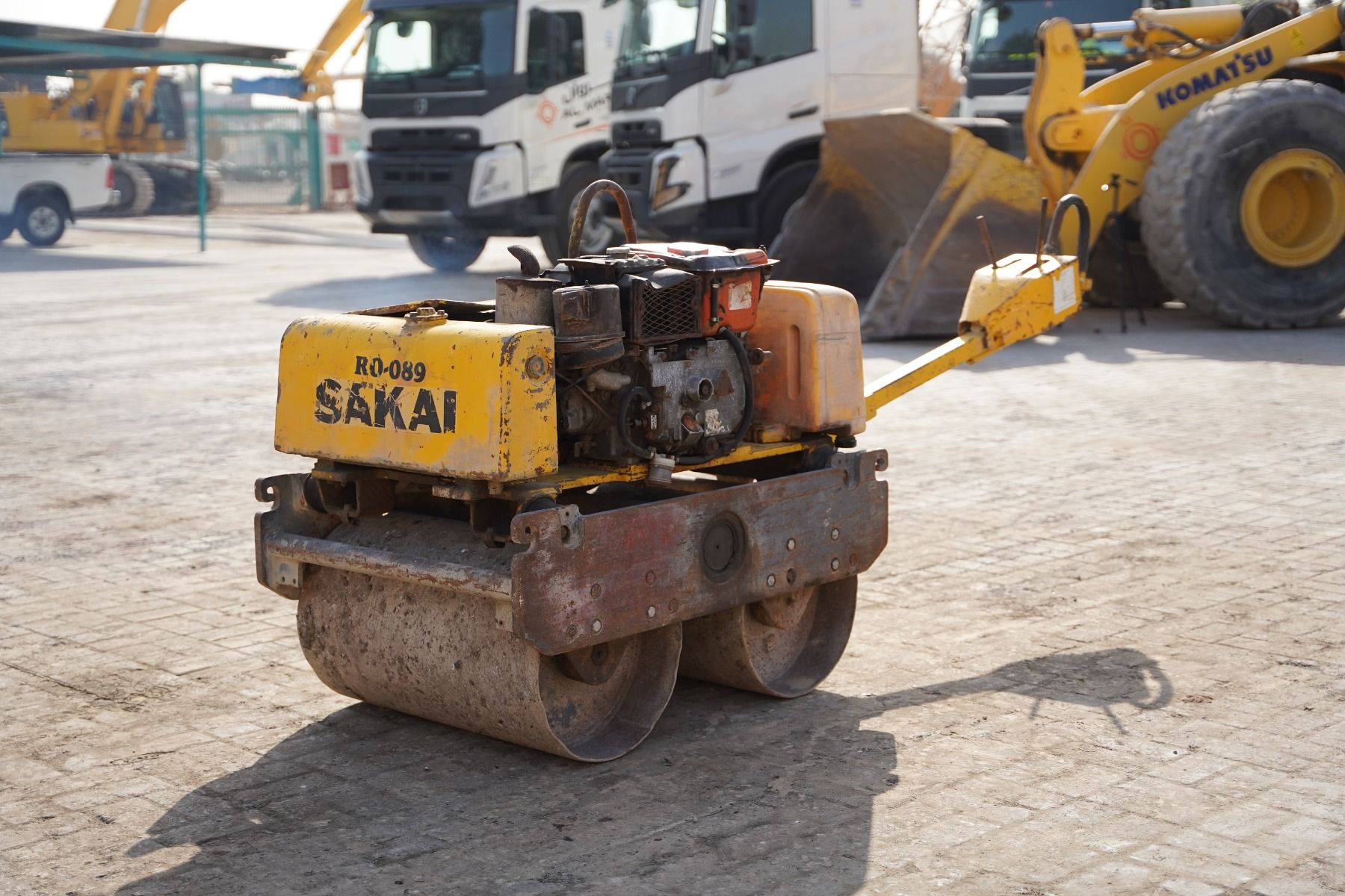 Sakai HV51ST Walk-Behind Smooth Double-Drum Roller